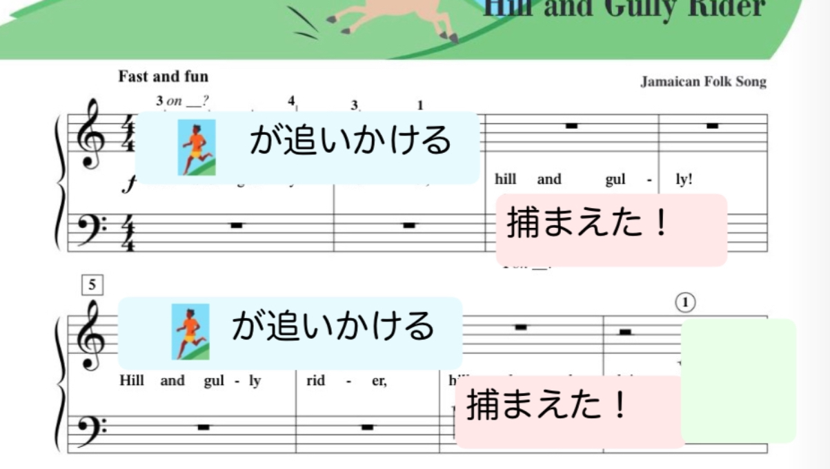 ピアノ取りに来てくださる方へ 追いかけっこしてるみたい！（動画あり） | ピアノ指導の教科書